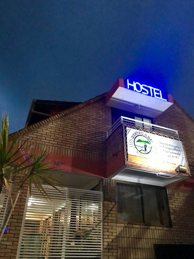 Quatro Ilhas Beach Hostel 邦比尼亚斯 外观 照片